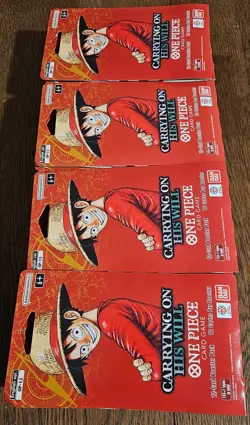 Lot of (40) One Piece English OP-13 Carrying On His Will Sleeved Booster Packs - Image 2