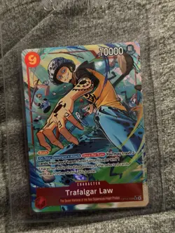Trafalgar Law (Alt Art) OP14-009 SR THE AZURE SEA'S SEVEN English NM - Image 1