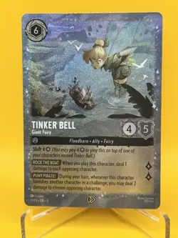Disney Lorcana Fabled Tinker Bell Glimmer Foil Promo 11/P3 - Image 1