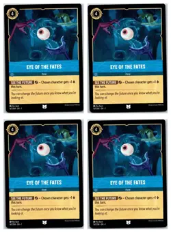 #167 Eye of the Fates PLAYSET x4 2023 Disney Lorcana First Chapter 4x Uncommon - Image 1