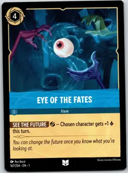 #167 Eye of the Fates PLAYSET x4 2023 Disney Lorcana First Chapter 4x Uncommon - Image 2
