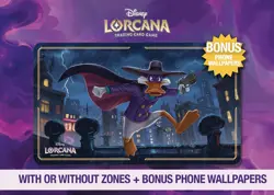 Disney Lorcana Playmat - Darkwing Duck - Midnight Vigilance - 90's Cartoon - TCG - Image 1