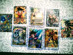 Dragon Ball Super Card Game SR lot of 8 Golden Frieza Cell SS4 Goku Instinct 17 - Image 1