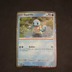 Pokemon TCG Squirtle SVP 048 Holo Basic English Card - Image 2