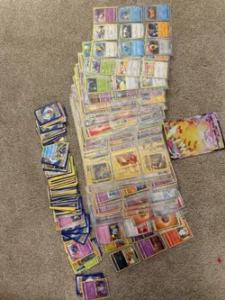 random pokemon card lot about 300-400 cards - Image 1