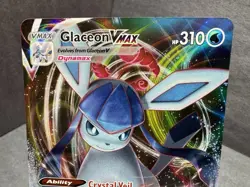 Pokemon TCG Glaceon VMAX 041/203 SWSH07 Evolving Skies Holo Card (NM) - Image 3