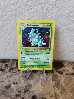 Pokemon Base Set 2 - Nidoqueen 12/130 - Rare Foil Holo Pokemon Card /w Swirl - Image 1