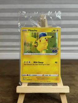 2022 Pokemon GO Pikachu Holo Promo Card 028/078 New Sealed - Image 1