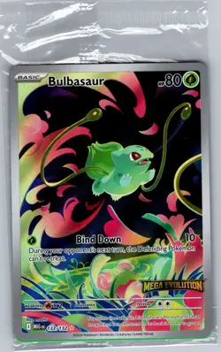 Bulbasaur - (Mega Evolution Stamped) 133/132 - Pokemon Card - Sealed - Image 1