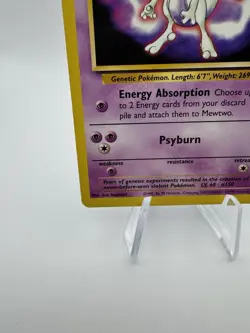 Pokemon TCG Mewtwo 3 WOTC Promo Card, Stamped Movie Promo - Image 4