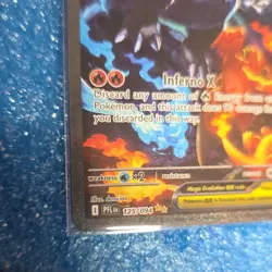 Pokemon Mega Charizard X EX 125/094 Phantasmal Flames Rare Holo TCG Card - Image 1