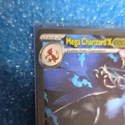 Pokemon Mega Charizard X EX 125/094 Phantasmal Flames Rare Holo TCG Card - Image 2