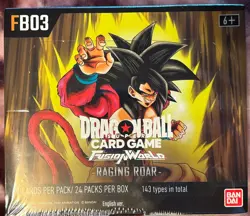 Dragonball Super Card Game TCG: Fusion World Raging Roar Booster Box [FB03] - Image 1