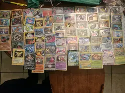 Pokemon Card Lot EX, V, VMAX, GX Series 70+ Cards - Image 1