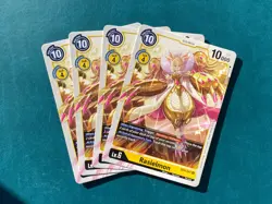 Rasielmon BT4-047 Playset Great Legend Digimon Card Game x4 - Image 1