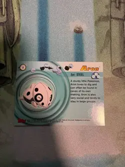 Aron 14 2003 Topps Pokemon Advanced Card Non Holo NM - Image 2