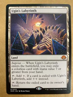 MTG 1x Ugin's Labyrinth # 233 Modern Horizons 3 Magic the Gathering Card x1 NM - Image 1
