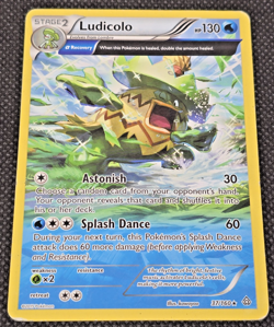 Ludicolo (Alpha) 37/160 Rare XY - Primal Clash Non Holo Pokemon Card MP -- L27 - Image 2