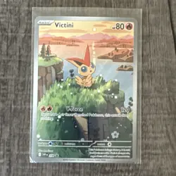 Pokemon Victini Card #208 Sv: Scarlet & Violet Promo Cards Holo. N/M Or Better - Image 1