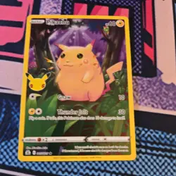 Pikachu 005/025 Celebrations 25th Anniversary Holo Rare Pokemon Card - Image 1