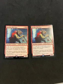x2 Krenko, Mob Boss 2x [Duel Decks: Speed & Merfolk] Magic MTG Cards LP - Image 1