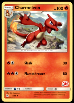 Charmeleon 8/68 Hidden Fates Charizard Theme Deck Pokemon Card NM - Image 1