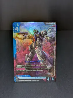GUNDAM TCG: GUNDAM NT-1 - GD03-001 [LR] FOIL CARD - STEEL REQUIEM -NM- - Image 3