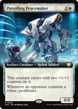 Patrolling Peacemaker (REGULAR) x1 - MTG Edge of Eternities Commander EOC #25 - Image 1