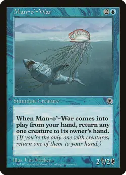 1x Man-o'-War - LP - Portal - SPARROW MAGIC mtg - Image 1