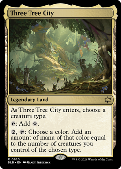 Three Tree City (REGULAR) x1 - MTG Bloomburrow BLB #260 - Image 1