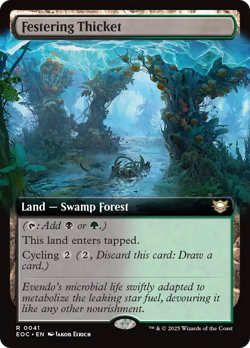 Festering Thicket (REGULAR) x1 - MTG Edge of Eternities Commander EOC #41 - Image 1