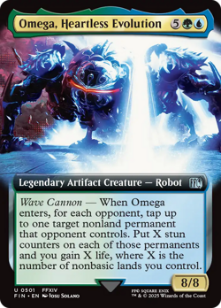 Omega, Heartless Evolution (REGULAR) x1 - MTG Final Fantasy FIN #501 - Image 1