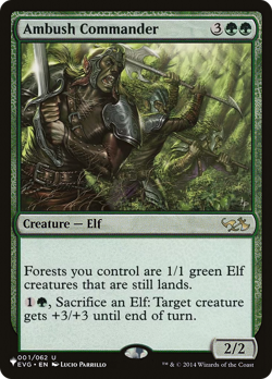 Ambush Commander (REGULAR) x1 - MTG The List PLST #EVG-1 - Image 1