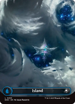 Island (FOIL) x1 - MTG Edge of Eternities EOE #263 - Image 1