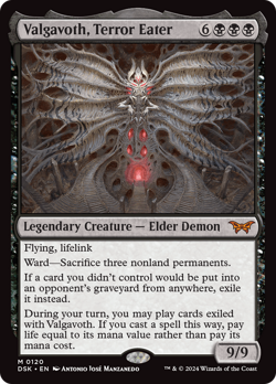 Valgavoth, Terror Eater (REGULAR) x1 - MTG Duskmourn: House of Horror DSK #120 - Image 1