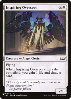Inspiring Overseer (REGULAR) x1 - MTG The List PLST #SNC-18 - Image 1
