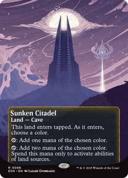 Sunken Citadel (REGULAR) x1 - MTG Edge of Eternities: Stellar Sights EOS #86 - Image 1