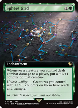 Sphere Grid (FOIL) x1 - MTG Final Fantasy Commander FIC #123 - Image 1