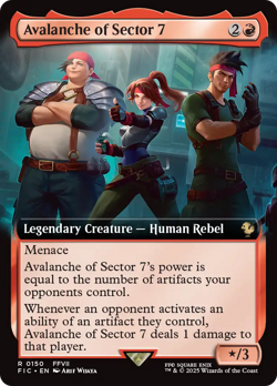 Avalanche of Sector 7 (REGULAR) x1 - MTG Final Fantasy Commander FIC #150 - Image 1