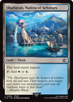 Sharlayan, Nation of Scholars (FOIL) x1 - MTG Final Fantasy FIN #288 - Image 1