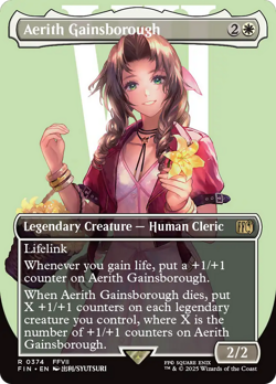 Aerith Gainsborough (REGULAR) x1 - MTG Final Fantasy FIN #374 - Image 1
