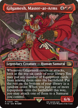 Gilgamesh, Master-at-Arms (REGULAR) x1 - MTG Final Fantasy FIN #338 - Image 1