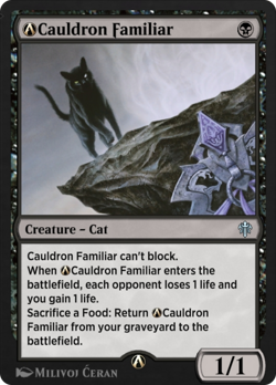 Cauldron Familiar (REGULAR) x1 - MTG Throne of Eldraine ELD #81 - Image 1