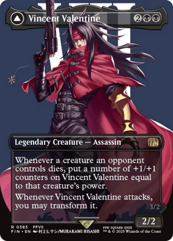 Vincent Valentine // Galian Beast (FOIL) x1 - MTG Final Fantasy FIN #383 - Image 1