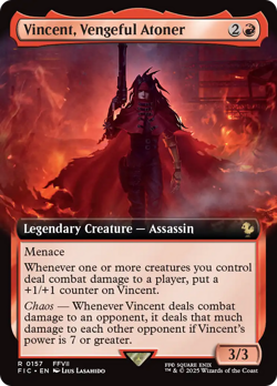 Vincent, Vengeful Atoner (REGULAR) x1 - MTG Final Fantasy Commander FIC #157 - Image 1