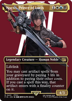 Noctis, Prince of Lucis (FOIL) x1 - MTG Final Fantasy FIN #401 - Image 1
