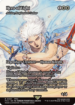 Adeline, Resplendent Cathar (FOIL) x1 - MTG Final Fantasy FCA #1 - Image 1