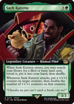 Sazh Katzroy (REGULAR) x1 - MTG Final Fantasy FIN #472 - Image 1