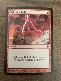 Lightning Bolt Premium Deck Series: Fire and Lightning Foil MP Free Shipping - Image 1