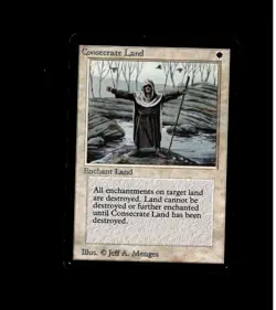 Magic the Gathering - CONSECRATE LAND Beta MTG - Image 1